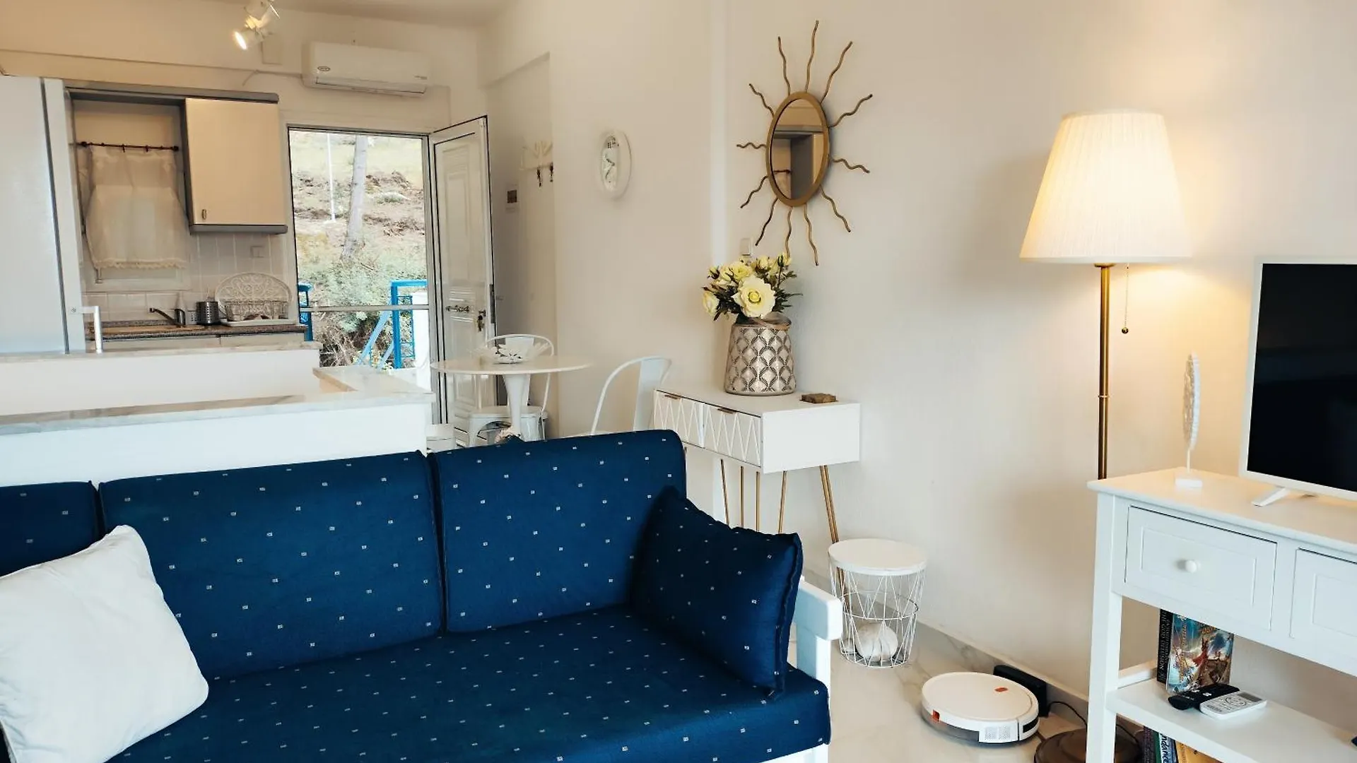 Siviri Sea & Forest-Cozy Apartment With Garden & Nature Views 別荘